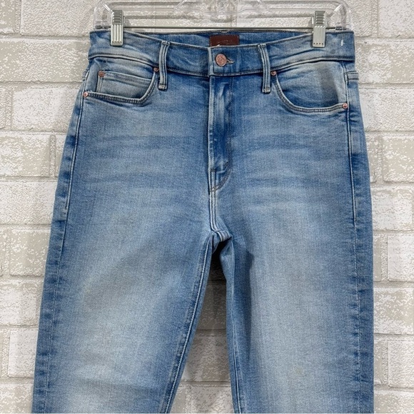 MOTHER THE MID RISE DAZZLER ANKLE FRAY KEANS - Hopeless Romantic - Sz-28 - Picture 2 of 12